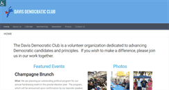 Desktop Screenshot of davisdemocraticclub.org