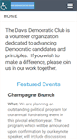 Mobile Screenshot of davisdemocraticclub.org
